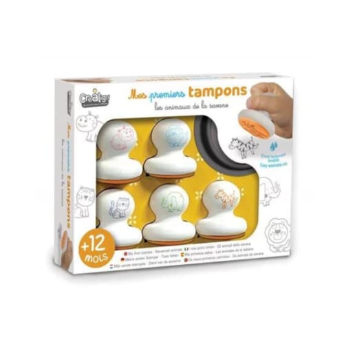 Crea Lign - Mes premiers tampons - animaux de la sav