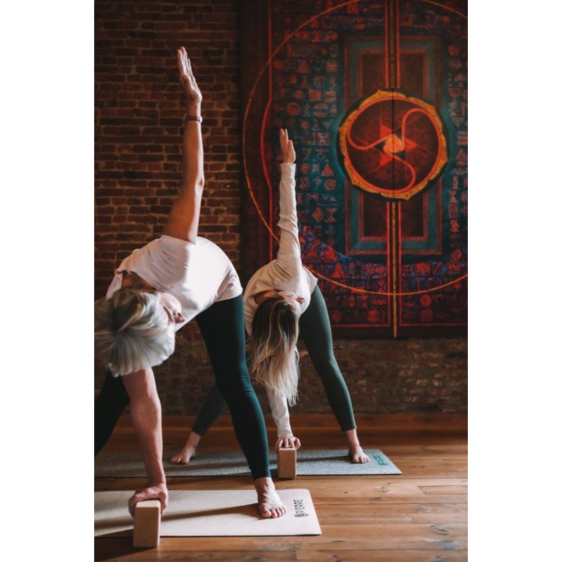 Pierre Sports - Deux blocs de yoga recyclé + liège