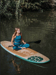 Planche de sup en bois et en liège