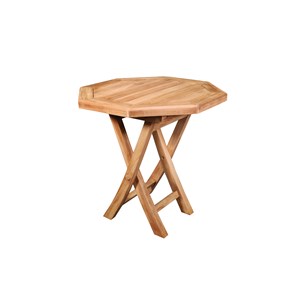 Salento - table en teck octogonale diamètre 53 cm