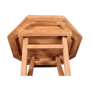 Salento - table en teck octogonale