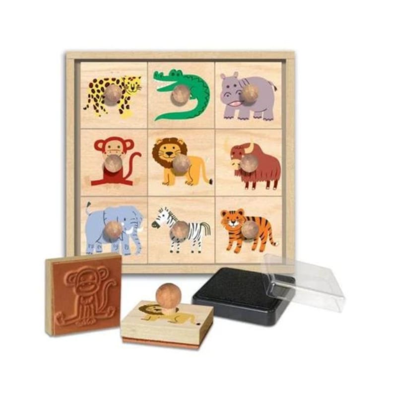 Coffret tampons - animaux de la savane (Crea Lign) - Image 1