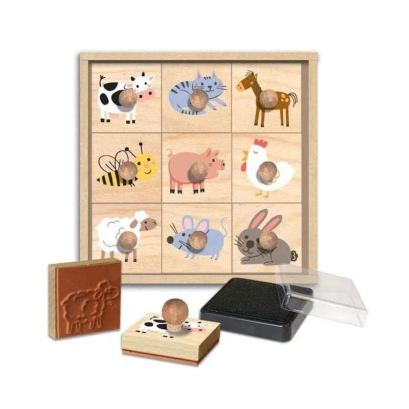 Coffret tampons - animaux de la ferme (Crea Lign) - Image 2