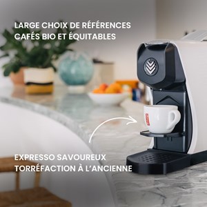 Offre machine expresso eoh blanc mat