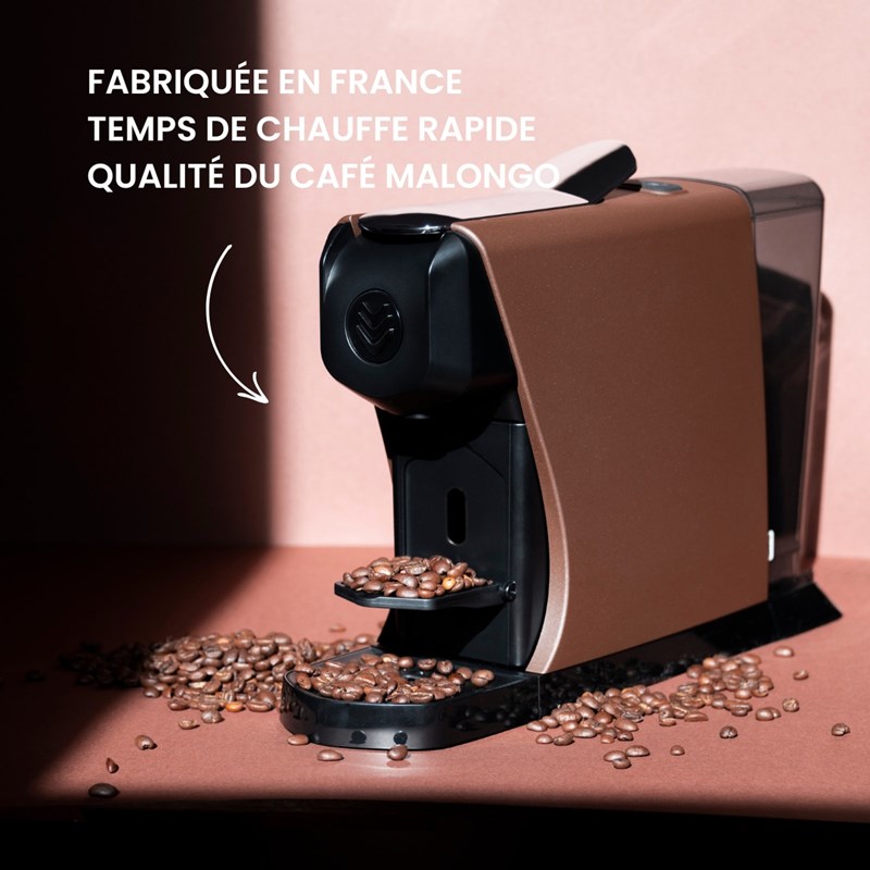 Offre machine expresso eoh marron