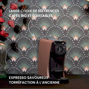 Offre machine expresso eoh marron