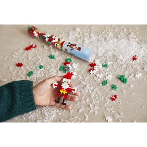 Tube père noël 100 pcs plus plus