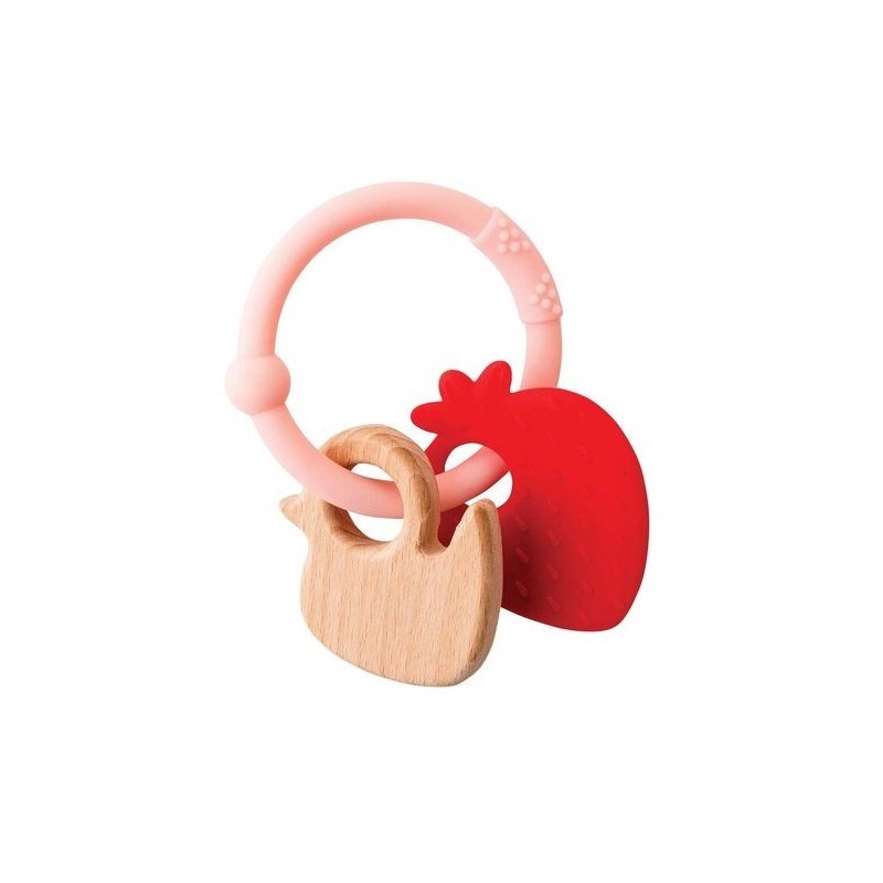 Nattou - Nattou anneau de dentition fraise