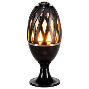 Pack 4 lampes de jardin effet flamme bom