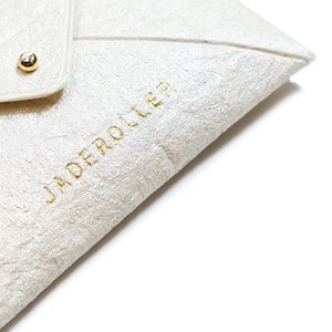 Étui pour gua sha en cuir vegan Doré