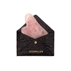 Étui pour gua sha en cuir vegan Doré