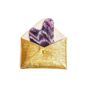 Étui pour gua sha en cuir vegan Noir