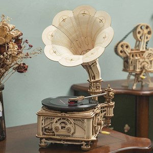 Maquette 3d  gramophone