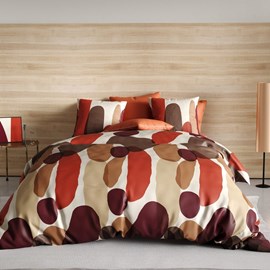 Housse de couette 200x200 jopline + 2 ta