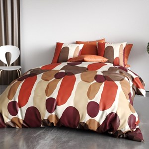 Housse de couette 200x200 jopline + 2 ta