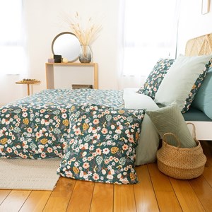 Housse de couette 260x240 cueillette + 2