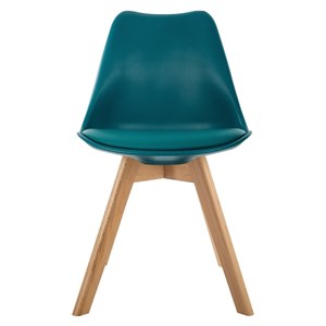 Chaise scandinave baya bleu canard