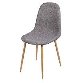 Chaise scandinave tissu oslo gris foncé