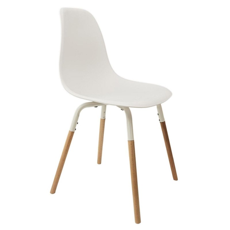 Chaise scandinave phenix blanc