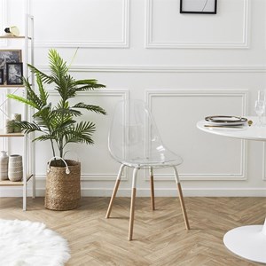 Chaise scandinave phenix transparente