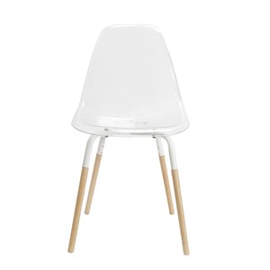 Chaise scandinave phenix transparente