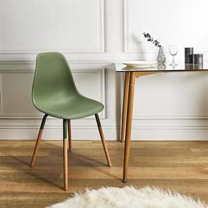 Chaise scandinave phenix vert