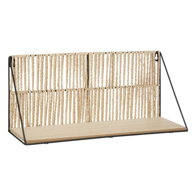 Étagère murale corde et métal cosy