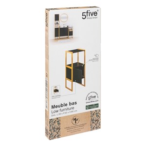 Meuble bas natureo noir