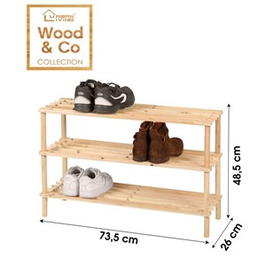 Etagère range chaussures 3 niveaux
