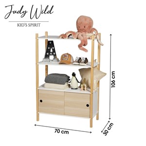 Armoire enfant 2 portes 2 étagères dream