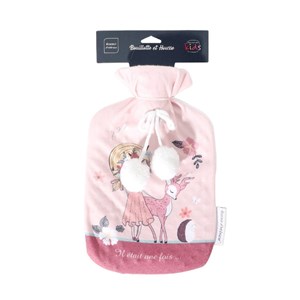 Bouillotte enfant avec housse polaire 2l