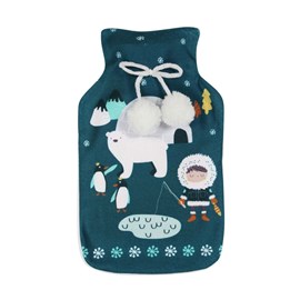 Bouillotte enfant avec housse polaire 2l
