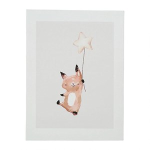 Lot de 3 tableaux toile doudous 30x40 cm