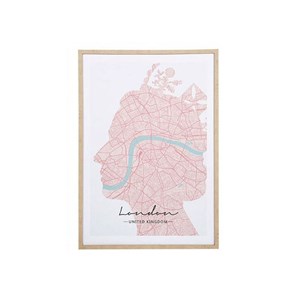 Tableau toile imprimée 50x70 cm london
