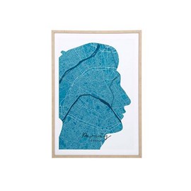 Tableau toile imprimée 50x70 cm paris