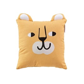 Coussin 40x40 cm lionceau coton