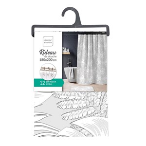 Rideau de douche polyester 180x200 amber