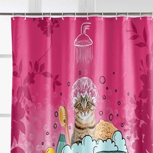 Rideau de douche 180x200 chatibulle
