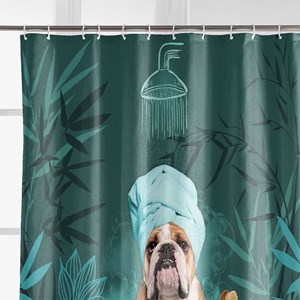 Rideau de douche 180x200 doggy zen