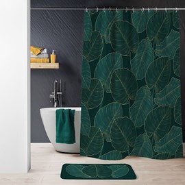 Rideau de douche polyester 180x200 jade