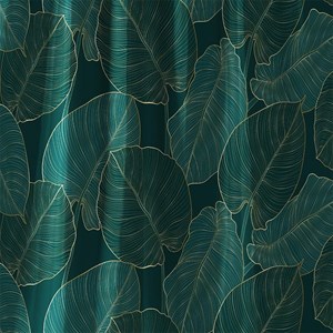 Rideau de douche polyester 180x200 jade