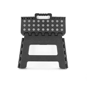 Marche pied pliable compact noir