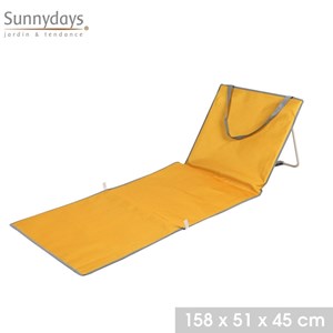 Matelas de plage sierra blanca moutarde