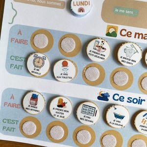 Routine du jour enfants