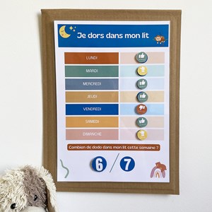 J’apprends à dormir dans mon lit