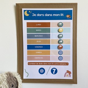 J’apprends à dormir dans mon lit