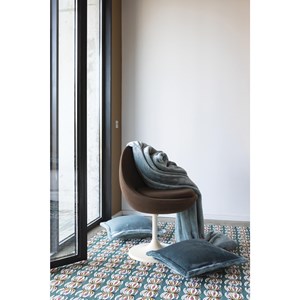 Plaid tender gris 150 x 200 cm vivaraise