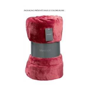 Plaid tender gris 150 x 200 cm vivaraise