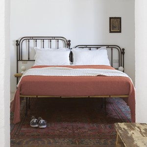 Jeté tana blush 180 x 260 cm vivaraise