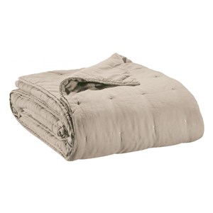 Jeté de lit stonewashed zeff naturel 24…